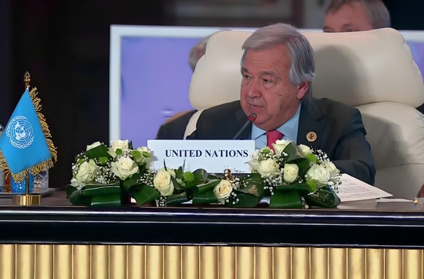 Guterres: La solution à deux États, seul fondement réaliste de la paix au Moyen-Orient