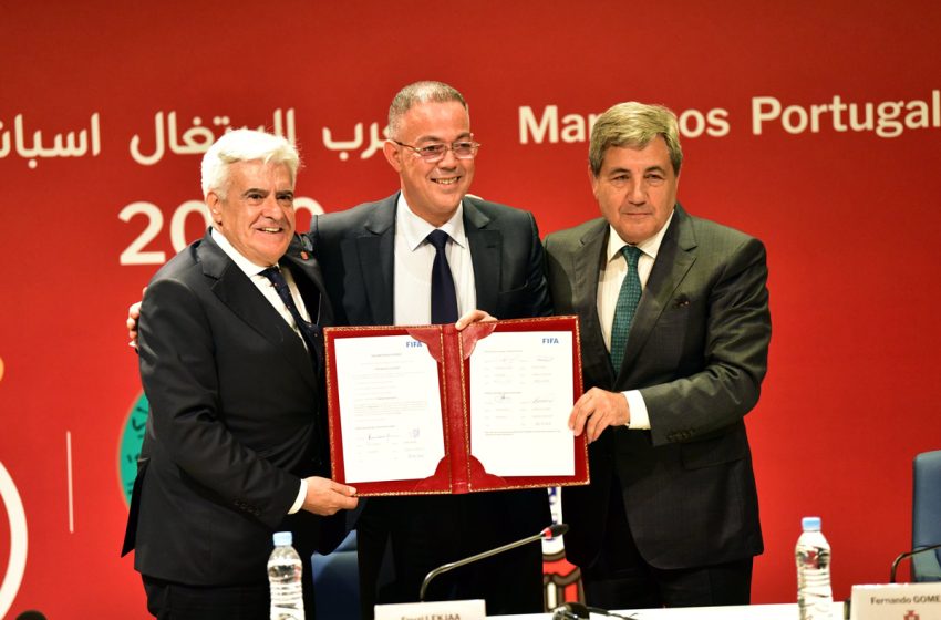  Signature à Salé de la déclaration d’intention pour l’organisation du Mondial-2030