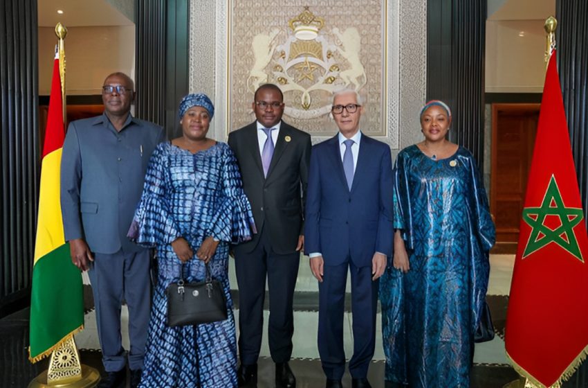  M. Talbi El Alami s’entretient à Rabat avec le président du Conseil national de la transition de la République de Guinée