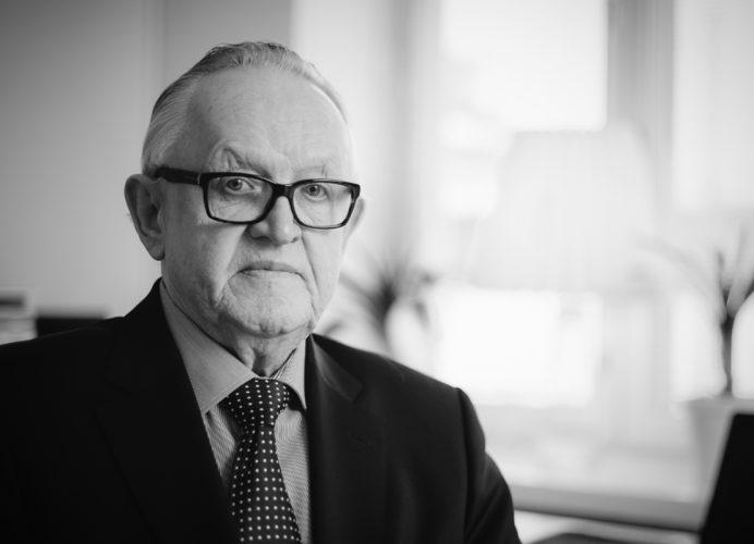 Décès de l’ancien Prix Nobel de la paix finlandais Martti Ahtisaari