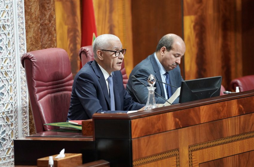 Séance conjointe des deux chambres du Parlement mercredi pour présenter