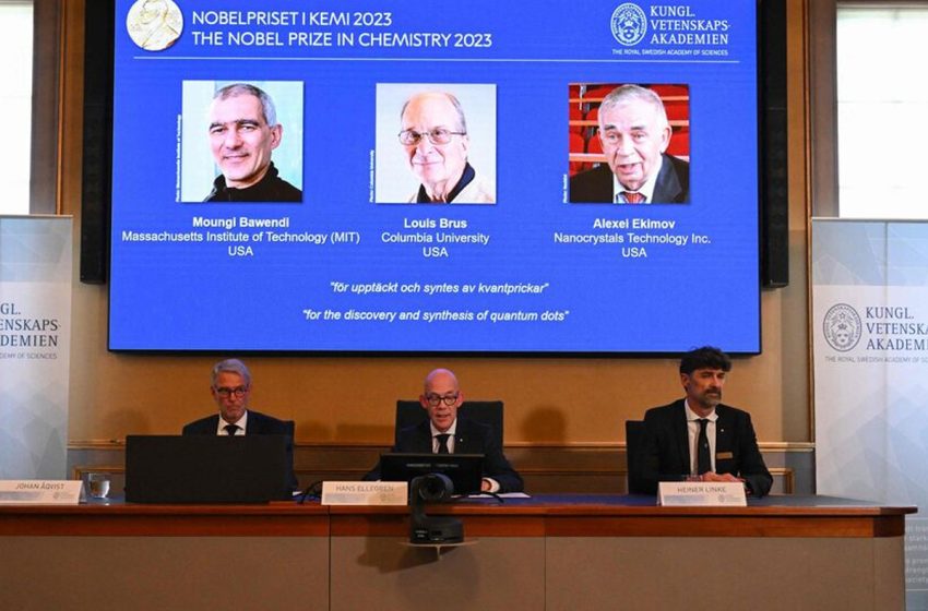 Le Nobel de chimie attribué à trois chercheurs pour leurs travaux sur les boîtes quantiques