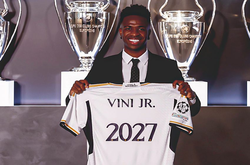 Vinicius prolonge au Real Madrid jusqu’en 2027