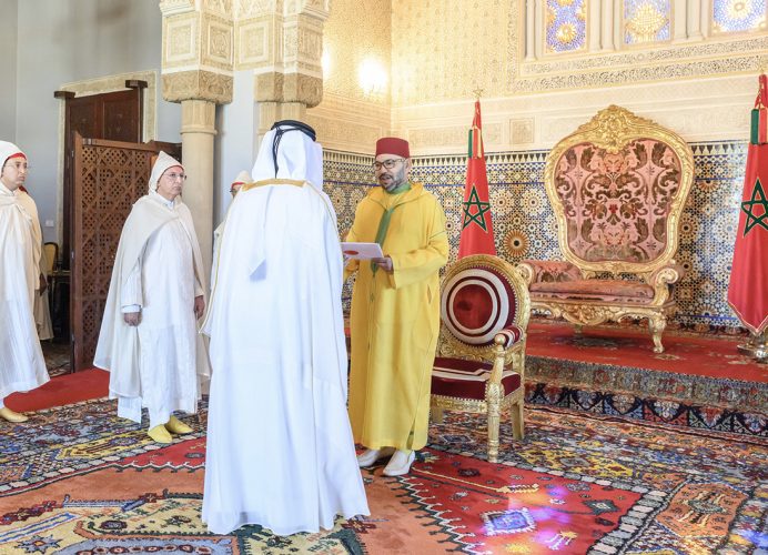 Sa Majesté le Roi reçoit plusieurs ambassadeurs étrangers
