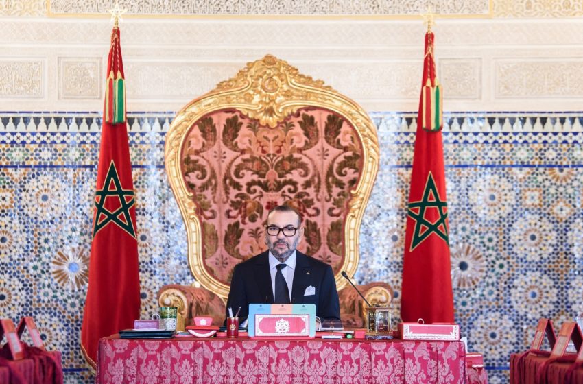 Sa Majesté le Roi Mohammed VI préside un Conseil des ministres