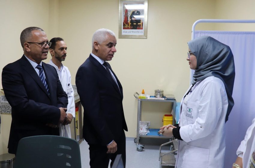  Laâyoune-Sakia El Hamra: M. Ait Taleb lance les services de 9 centres de santé urbains et ruraux