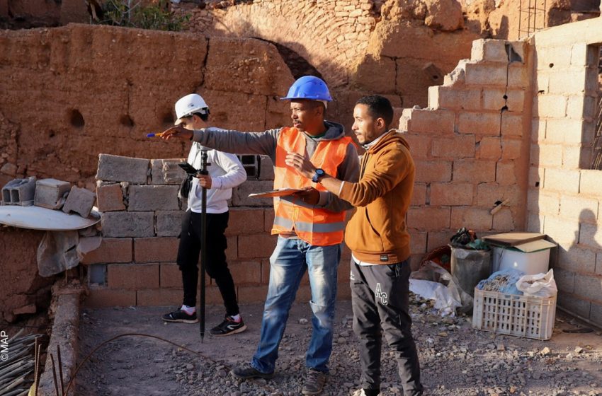  Taroudant: mobilisation continue pour la constatation des habitations touchées par le séisme d’Al Haouz