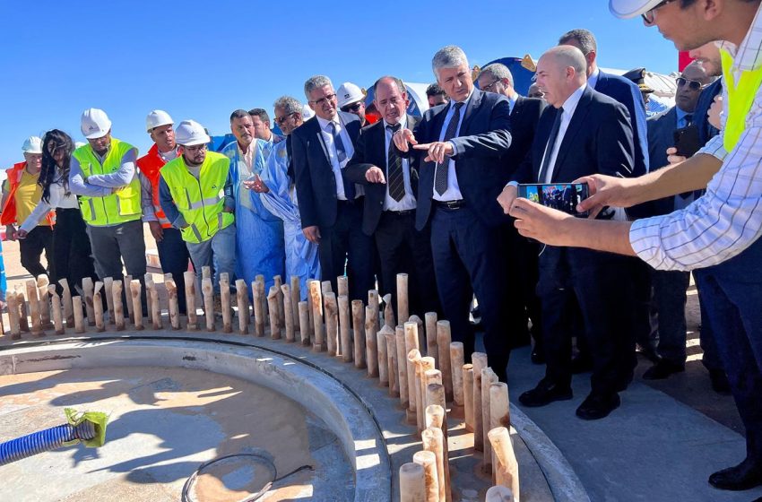  Oued Eddahab: M. Sadiki s’enquiert de l’état d’avancement du projet de dessalement de l’eau de mer pour l’irrigation de 5.000 Ha