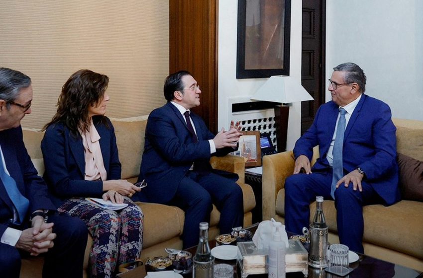  M. Akhannouch reçoit le ministre espagnol des Affaires étrangères de l’Union Européenne et de la Coopération