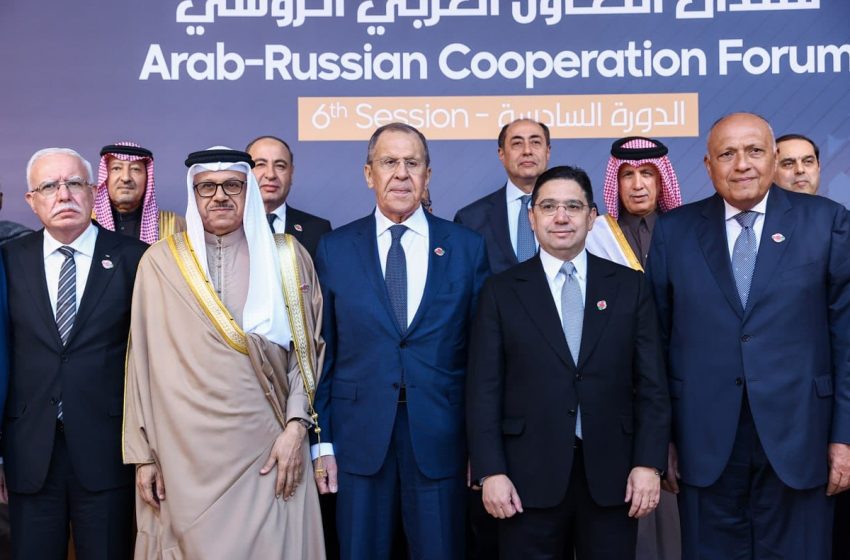  Le Forum de coopération Russie-Monde arabe salue le rôle de SM le Roi, Président du Comité Al-Qods, dans le soutien de la cause palestinienne