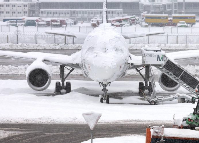 Allemagne : L’aéroport de Munich fermé au trafic mardi à cause des chutes de neige
