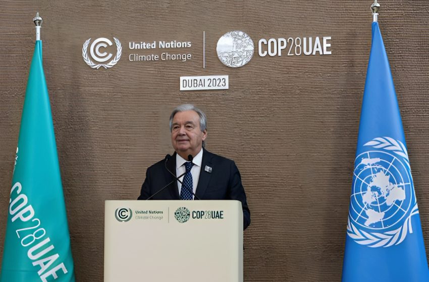 Le SG de l’ONU au COP28 appelle à mettre fin à l’ère des énergies fossiles