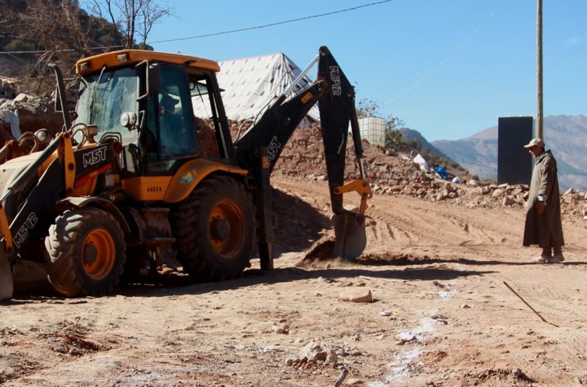  Azilal: Début des opérations de démolition des bâtiments totalement effondrés