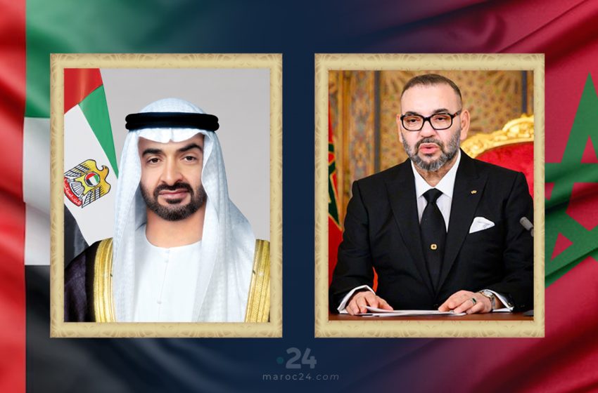 SM le Roi félicite le Président de l’État des Émirats Arabes Unis à l’occasion de la fête nationale de son pays