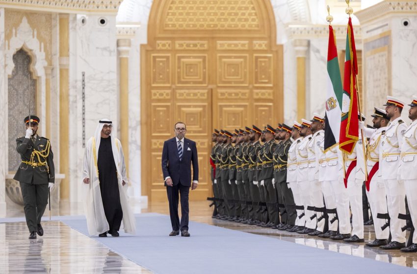 Communiqué conjoint adopté à l’issue des entretiens entre SM le Roi Mohammed VI et SA Cheikh Mohammed Ben Zayed Al-Nahyane, Président de l’Etat des Emirats Arabes Unis