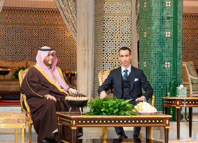 SAR le Prince Héritier Moulay El Hassan reçoit SAR le Prince Turki Ben Mohammed Ben Fahd Ben Abdulaziz, porteur d’un message verbal à SM le Roi du Serviteur des Lieux Saints de l’Islam