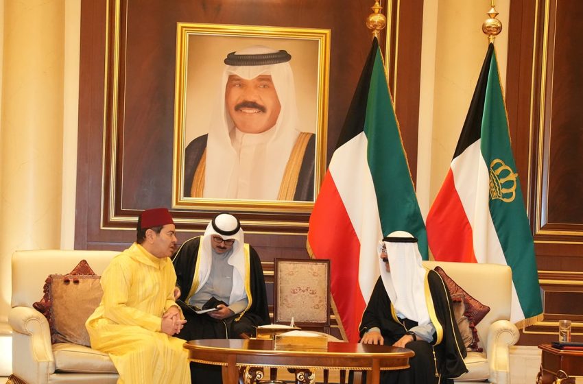 SAR le Prince Moulay Rachid représente SM le Roi à la présentation des condoléances suite au décès de SA Cheikh Nawaf Al-Ahmad Al-Jaber Al-Sabah