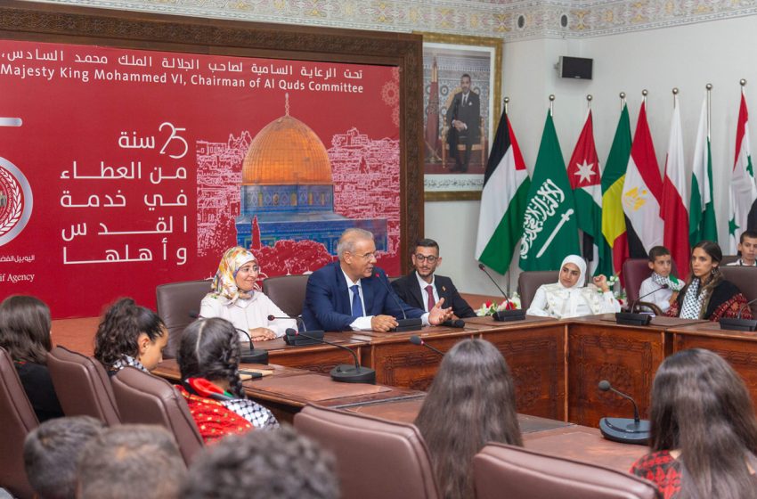  L’Agence Bayt Mal Al-Qods dévoile le bilan d’un quart de siècle de réalisations