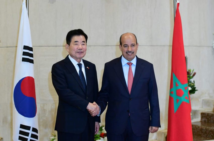  M. Mayara s’entretient avec le président de l’Assemblée nationale de la République de Corée