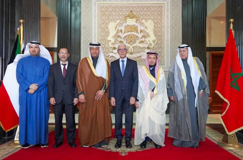  Le renforcement de la coopération parlementaire au centre d’entretiens entre M. Talbi Alami et une délégation du Groupe d’amitié parlementaire Koweït-Maroc