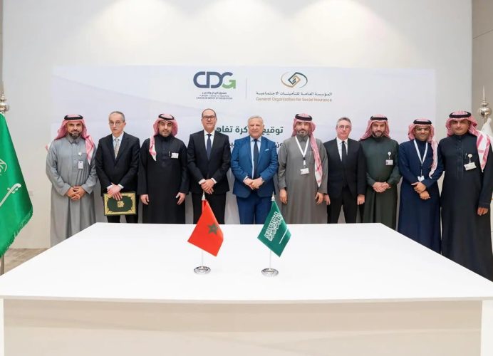 Signature à Riyad d’un mémorandum d’entente entre la CDG et l’Organisation générale saoudienne des assurances sociales