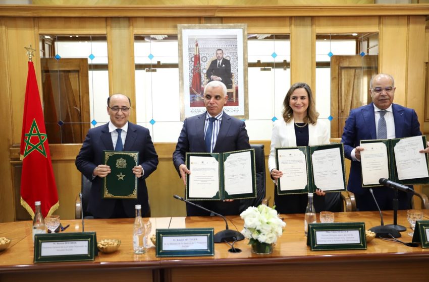 Signature à Rabat d’une convention-cadre pour le déploiement du Dossier médical partagé et de la Feuille de soins électronique