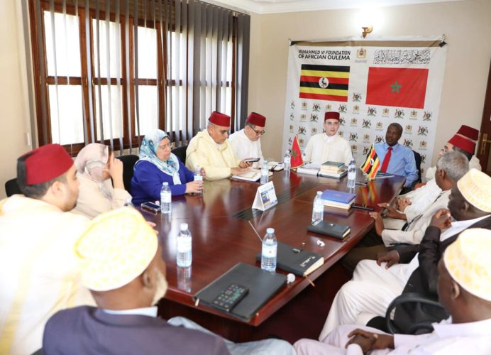 Kampala: visite de courtoisie d’une délégation de la Fondation Mohammed VI des Ouléma africains au SG du Conseil interreligieux ougandais