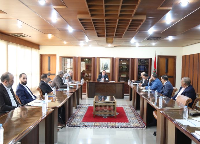 Mohammed Abdeljalil tient une série de réunions du Comité de pilotage avec les professionnels du secteur du transport routier de marchandises