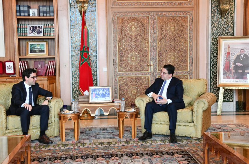  Nasser Bourita reçoit à Rabat le ministre de l’Europe et des Affaires étrangères de la République française, Stéphane Séjourné