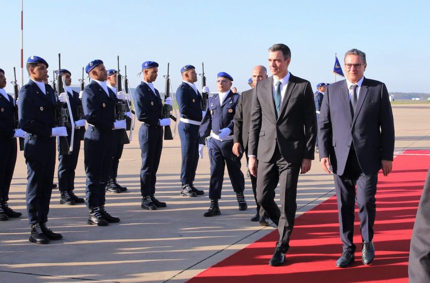 Arrivée au Maroc du Président du gouvernement espagnol, Pedro Sanchez