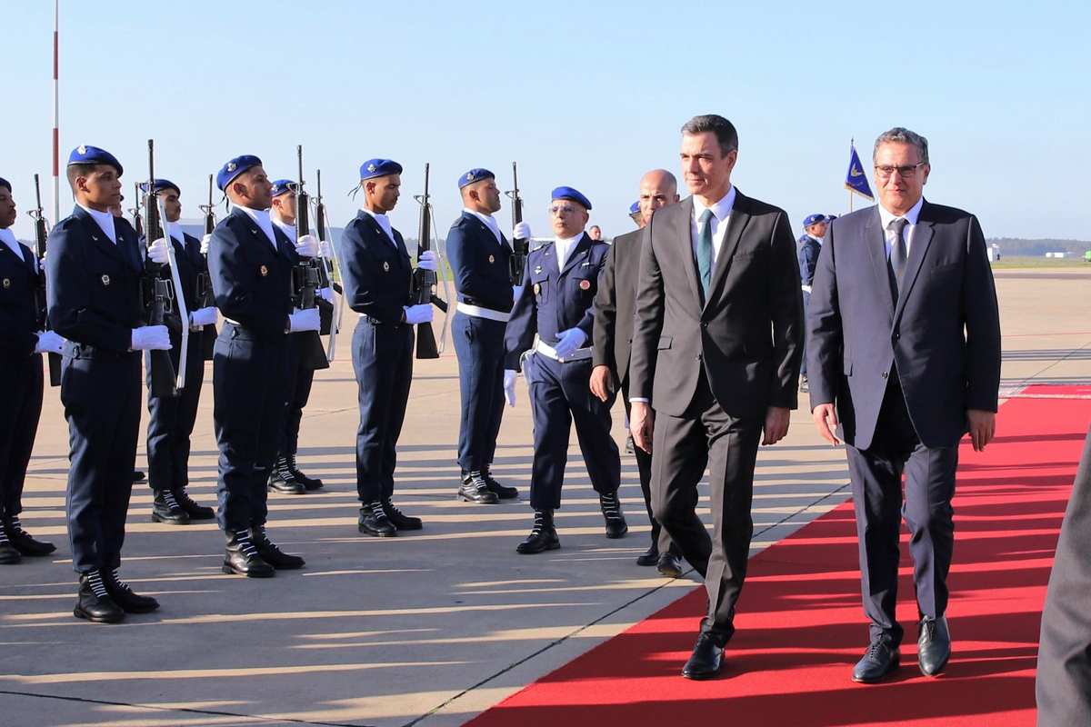 Arrivée au Maroc du Président du gouvernement espagnol, Pedro Sanchez