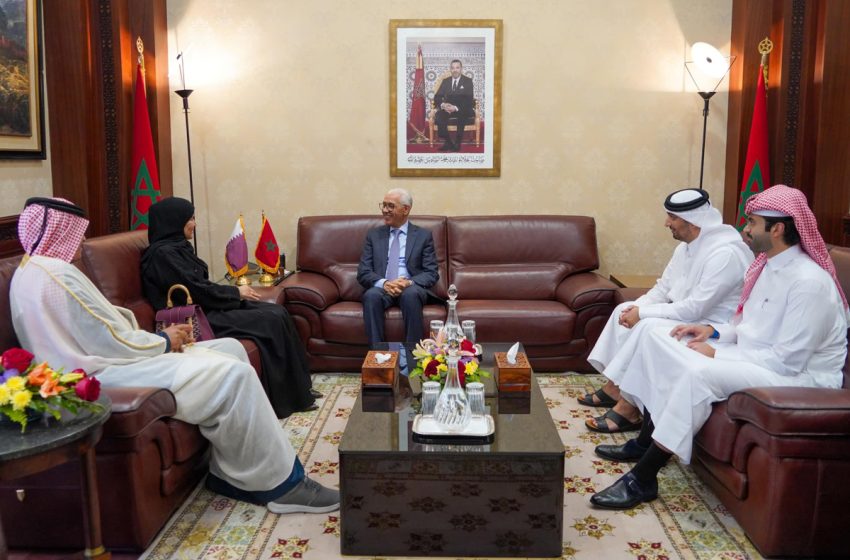  Talbi El Alami s’entretient avec une délégation du Conseil de la Choura du Qatar