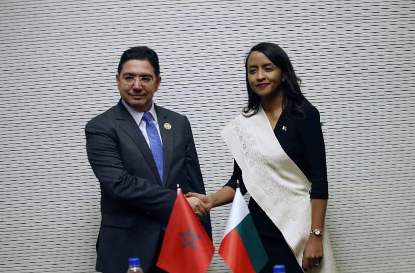  Addis-Abeba: M. Bourita s’entretient avec la ministre Malgache des Affaires étrangères