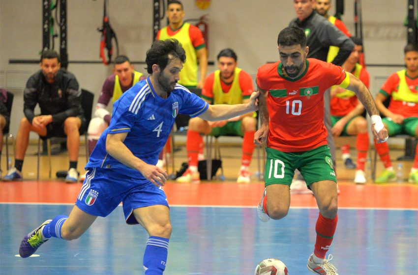  CAN de futsal Maroc-2024: Le Maroc surclasse l’Italie 4-0