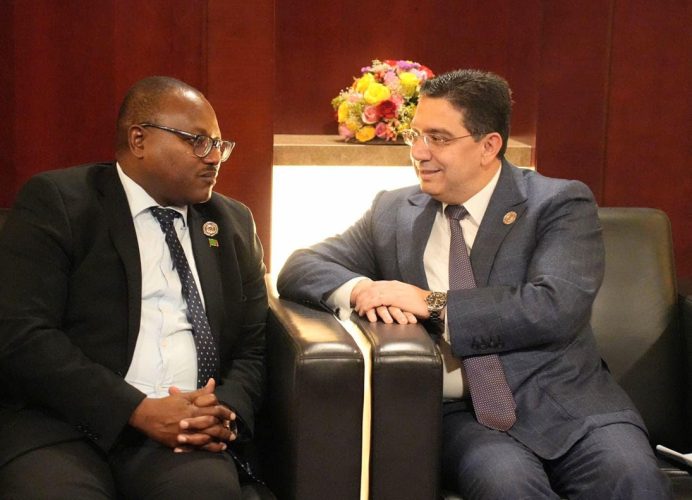 M. Bourita s’entretient avec plusieurs ministres des Affaires étrangères en marge de la 44ème session du Conseil Exécutif de l’UA