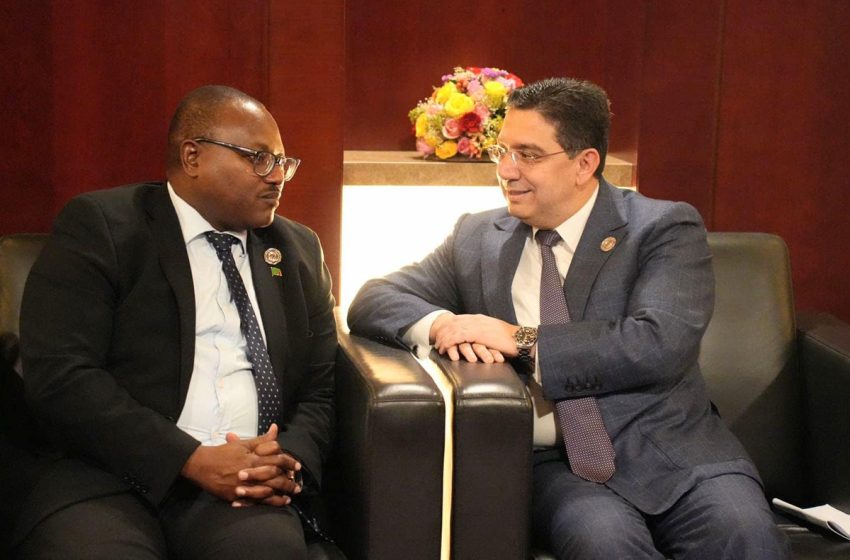  M. Bourita s’entretient avec plusieurs ministres des Affaires étrangères en marge de la 44ème session du Conseil Exécutif de l’UA