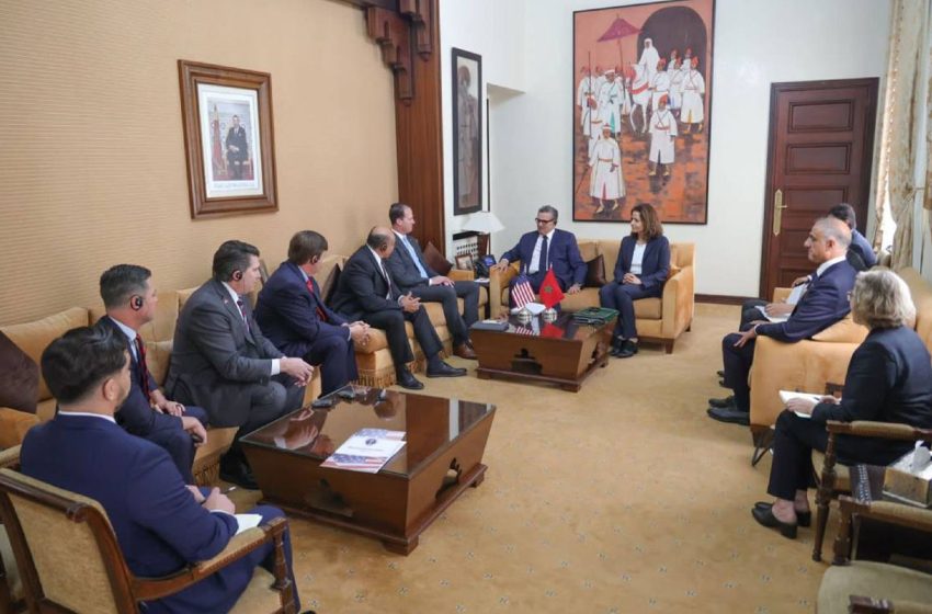  M. Akhannouch reçoit une délégation de membres du Congrès américain