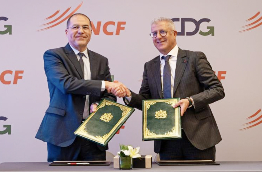 La CDG et l’ONCF scellent un partenariat stratégique