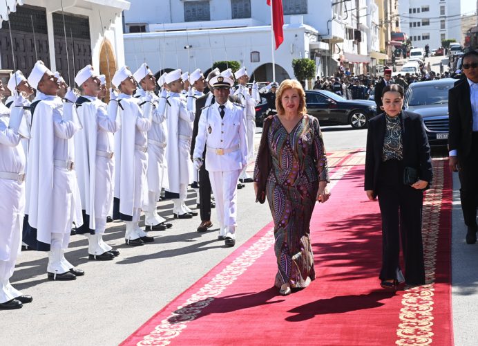 La Première Dame de Côte d’Ivoire quitte le Maroc au terme d’une visite de travail