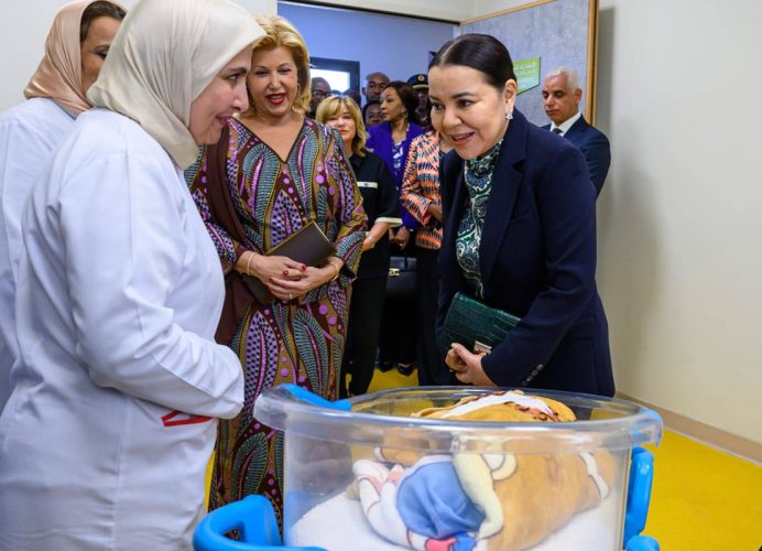 SAR la Princesse Lalla Asmae et la Première Dame de Côte d’Ivoire inaugurent à Rabat le Centre de diagnostic et de réhabilitation de l’audition