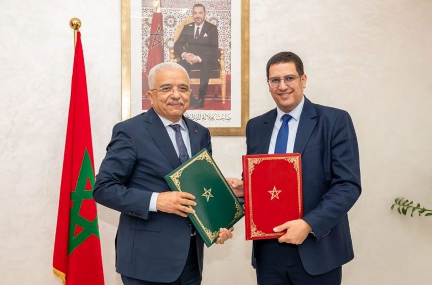  Rabat: Convention de partenariat et de coopération pour la collecte des données sur les familles au niveau territorial
