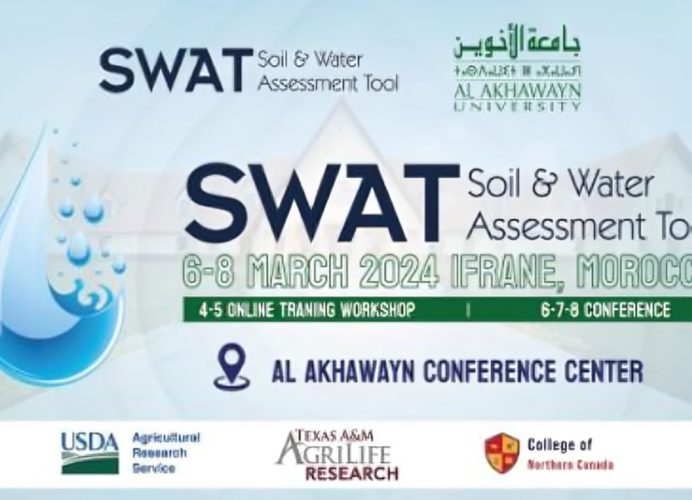 Conférence internationale SWAT sur l’évaluation des sols et de l’eau, du 6 au 8 mars à Ifrane