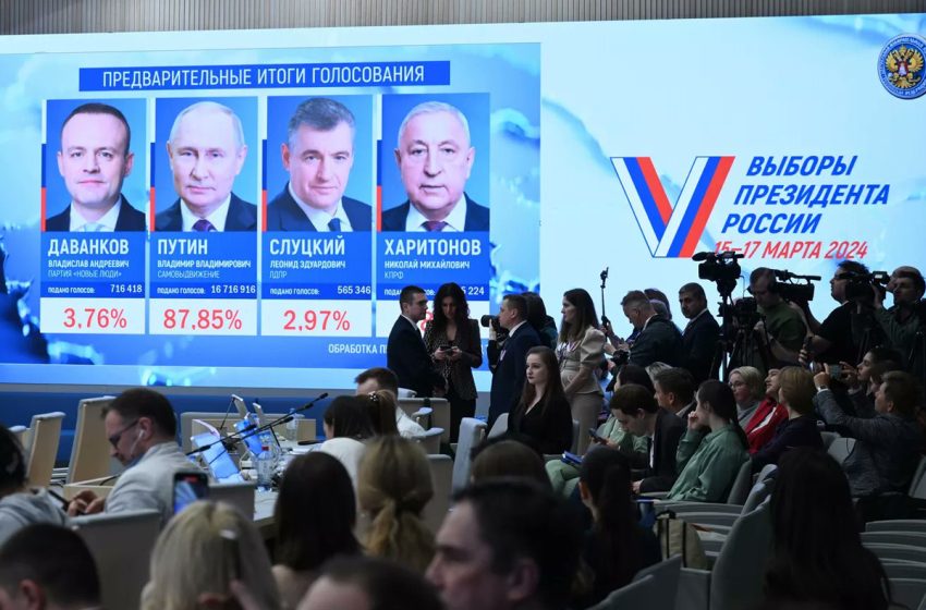  Présidentielle russe: M. Poutine officiellement réélu pour un cinquième mandat (Commission électorale)