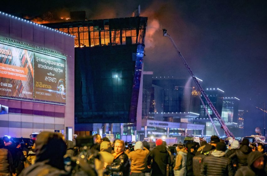  Attaque contre une salle de concerts près de Moscou: Le bilan grimpe à 115 morts