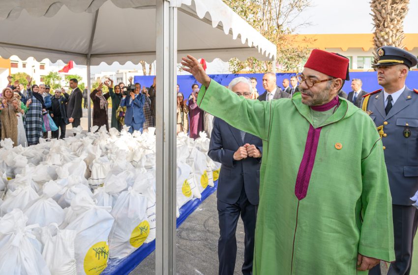 Sa Majesté le Roi lance à Rabat l’opération nationale “Ramadan 1445” qui bénéficiera à un million de ménages