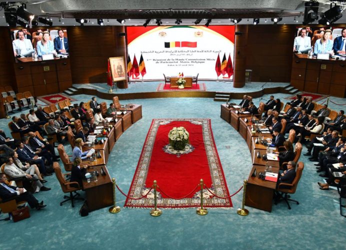 Ouverture à Rabat de la 3è réunion de la Haute commission mixte de partenariat Maroc-Belgique