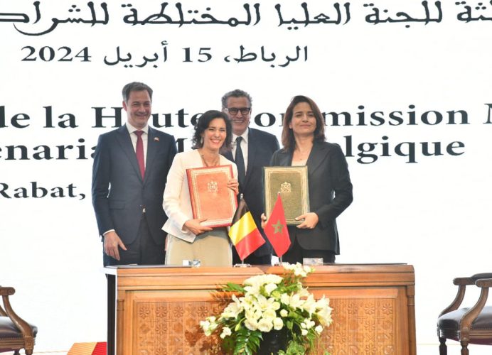 Réunion de la Haute Commission mixte de partenariat Maroc-Belgique : Signature de deux mémorandums d’entente et d’une feuille de route de coopération