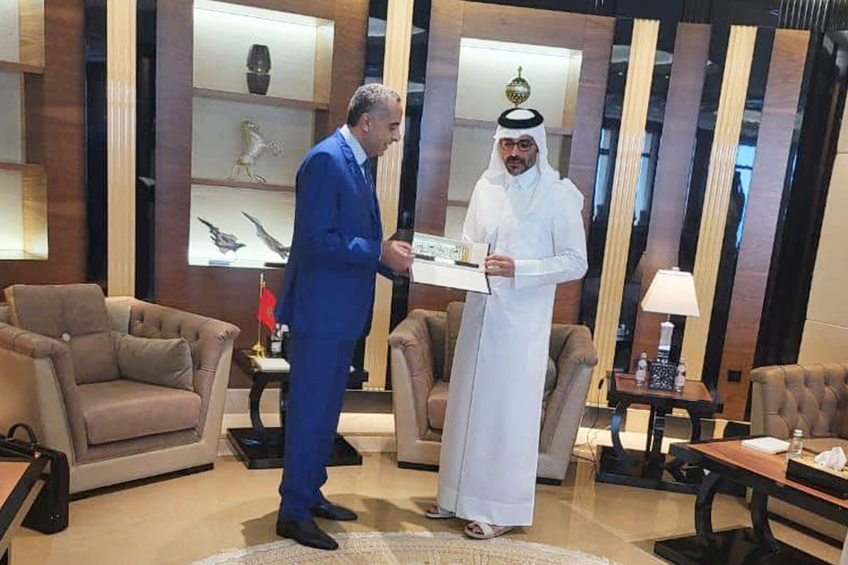 M. Hammouchi s’entretient avec le Chef du Service de sécurité de l’État du Qatar