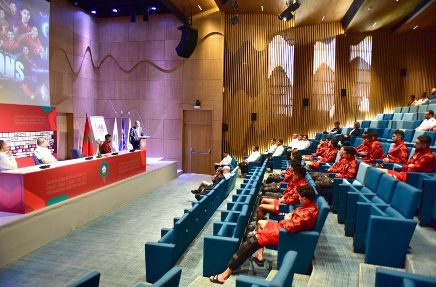 FRMF: Cérémonie en l’honneur de l’équipe nationale de futsal championne