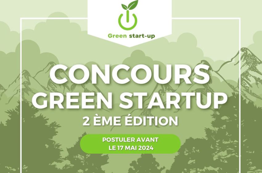 Entrepreneuriat vert: Lancement de la 2ème édition du concours Green Start-up